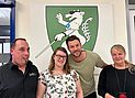 Melanie, Sabine und Robert mit Paul Pizzera