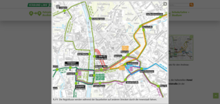 Bildtext: Streckennetz Regionalverkehr.