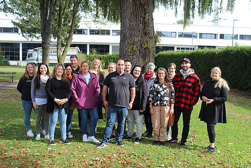 Bildtext: Gruppenfoto vom Workshop der "Barmherzigen Brüder - Lebenswelten Steiermark" mit den Teilnehmern und Mitarbeitern des BSVSt.